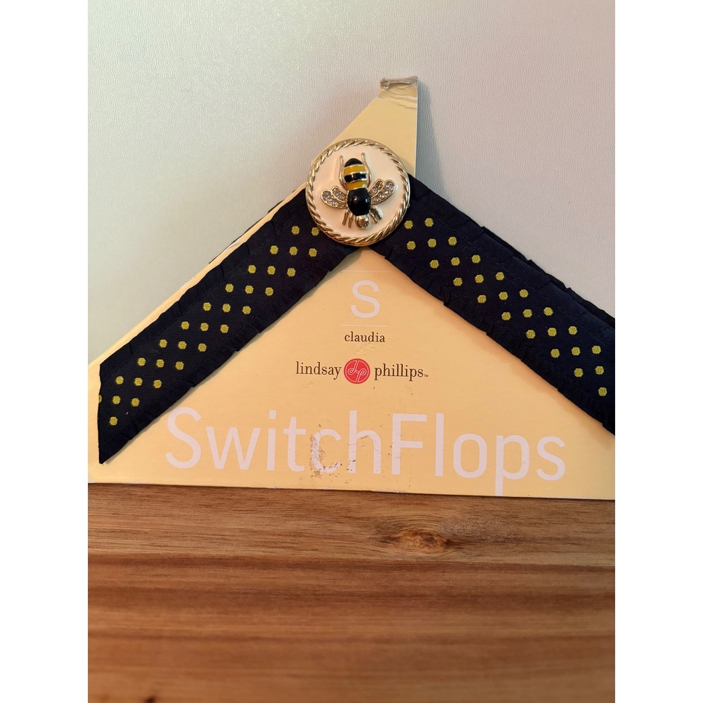 Lindsay Phillips Switch Flops Size Small Claudia Bee Strap NEW